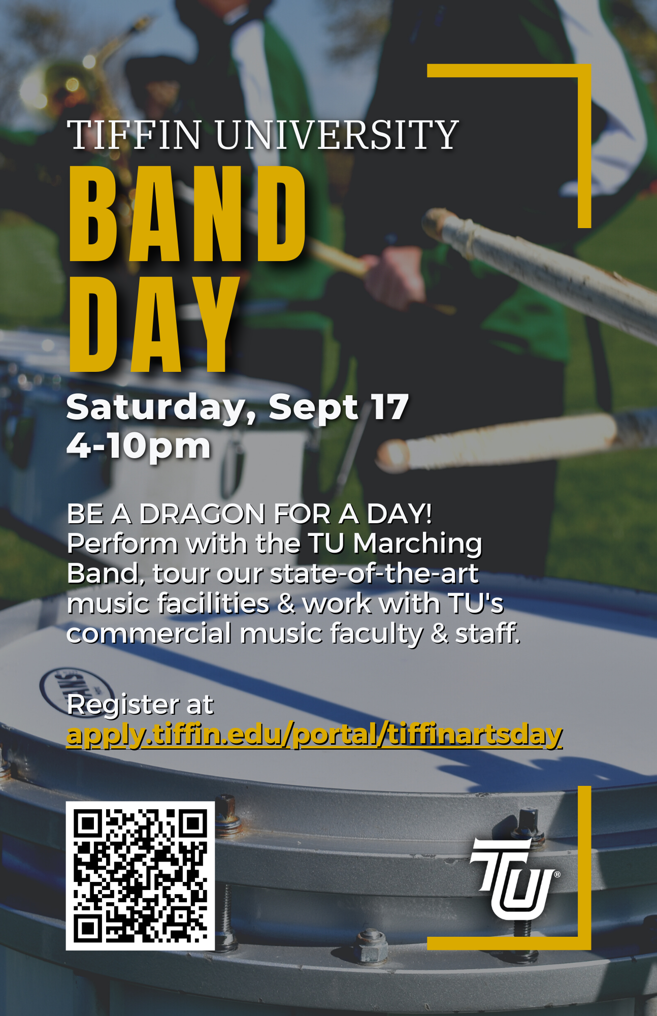 伟德软件官方网站Tiffin大學TiffinArts舉辦年度樂隊日活動